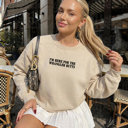 Wrangler Butts Tee or Sweatshirt