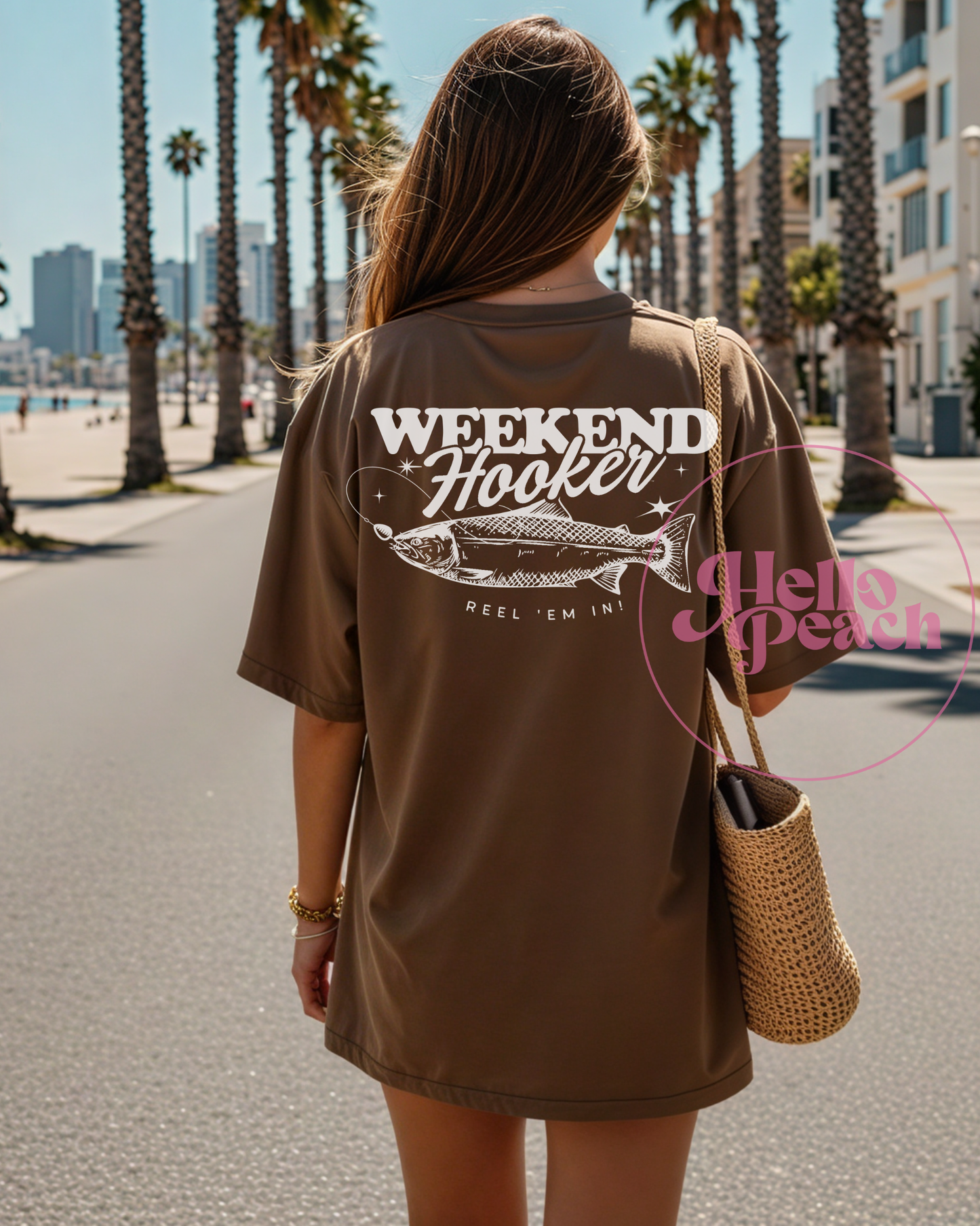 Weekend Hooker (White) Tee