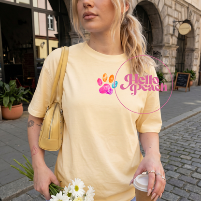 Small Paw Watercolor Tee
