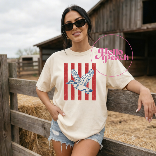 Patriotic Duck Tee