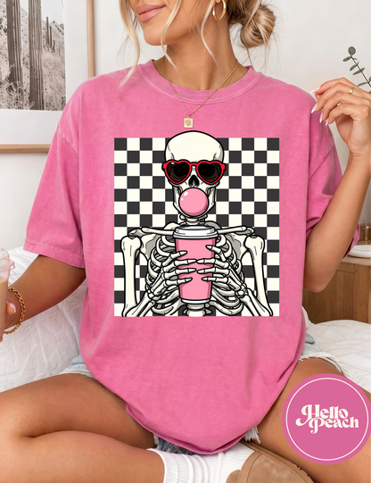 Bubblegum Skeleton Tee