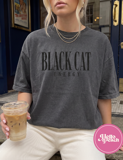 Black Cat Energy Tee
