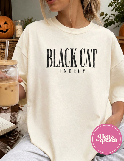 Black Cat Energy Tee
