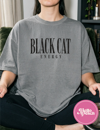 Black Cat Energy Tee