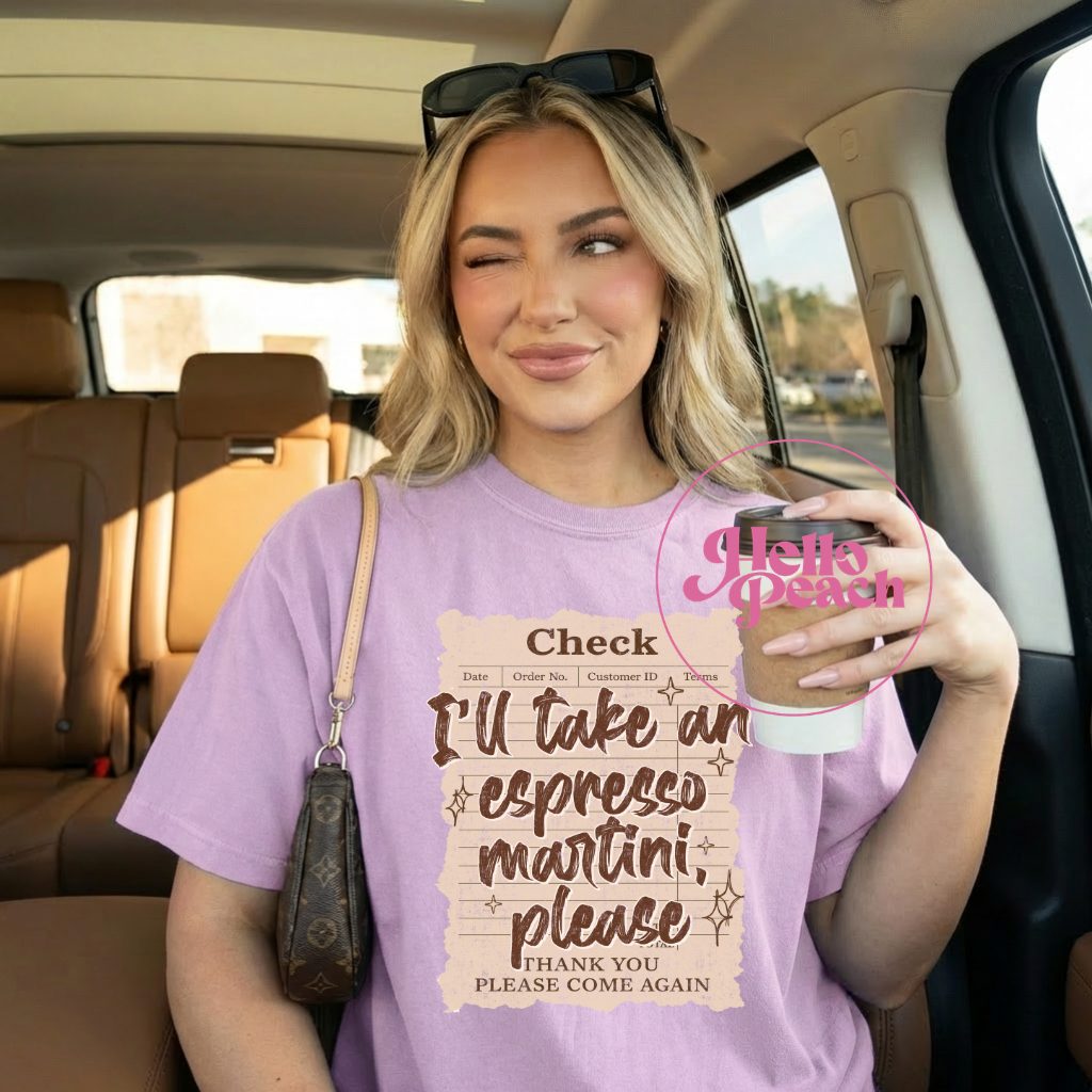 Espresso Martini Please Tee