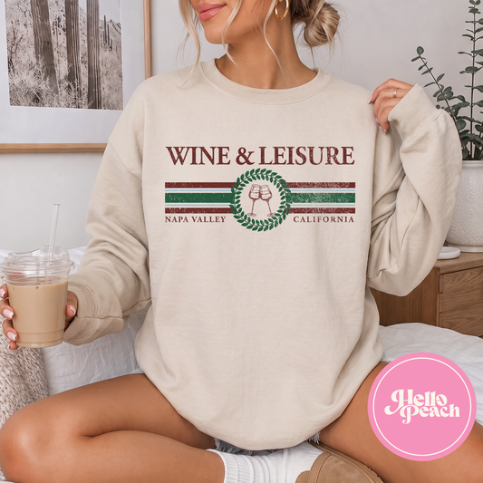 Wine & Leisure Crewneck