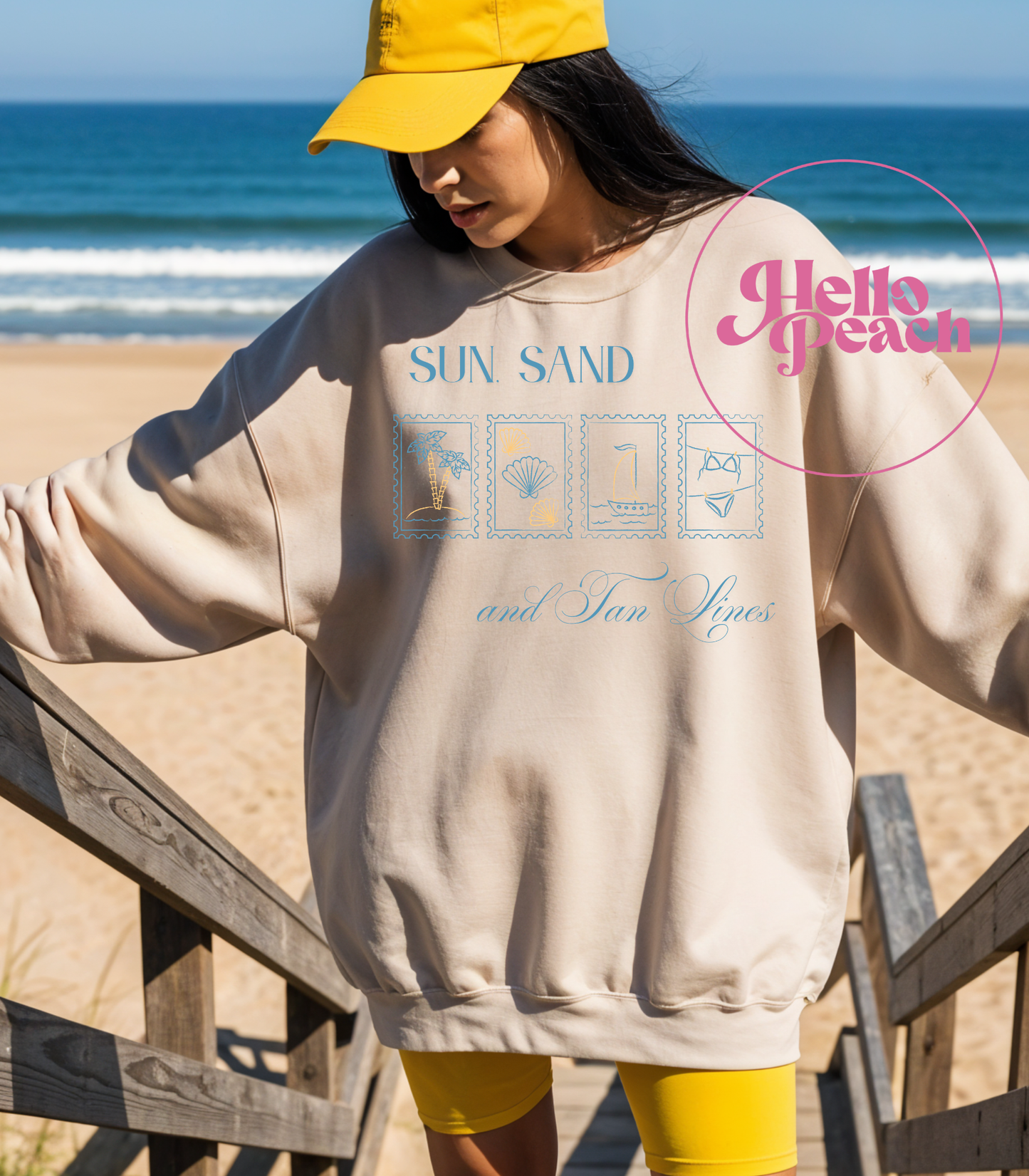 Sun Sand and Tan Lines Tee and Sweatshirt