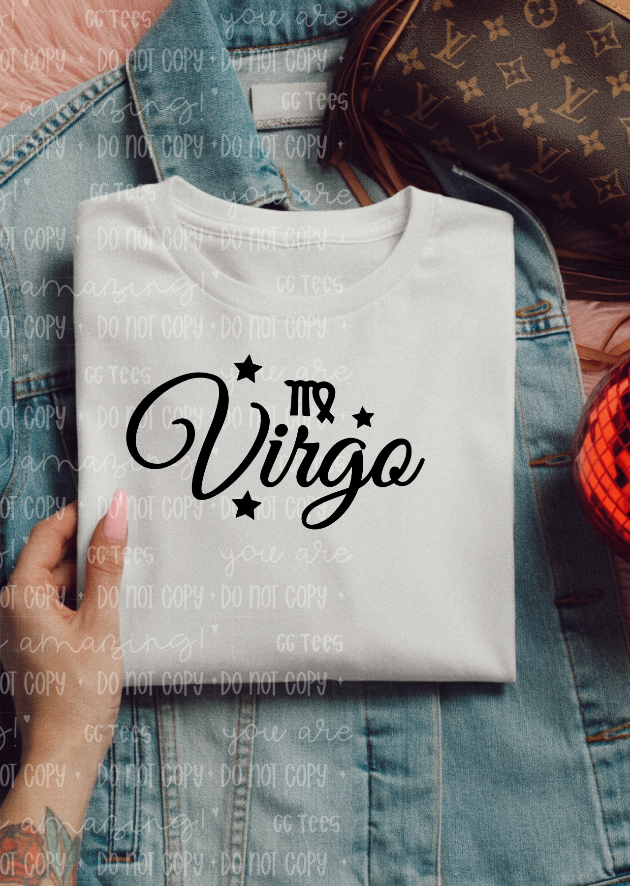 Virgo Zodiac Sign Tee