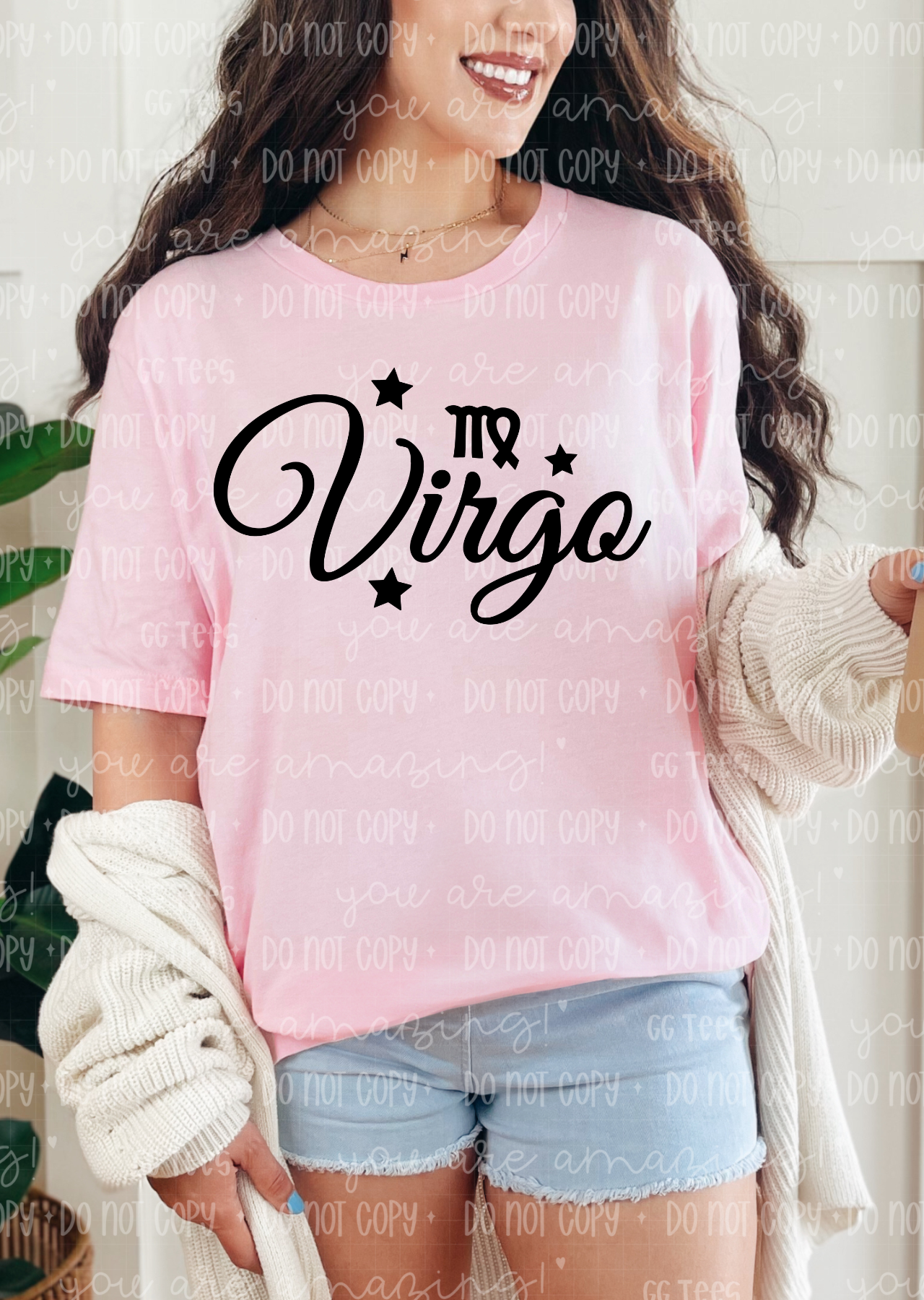 Virgo Zodiac Sign Tee