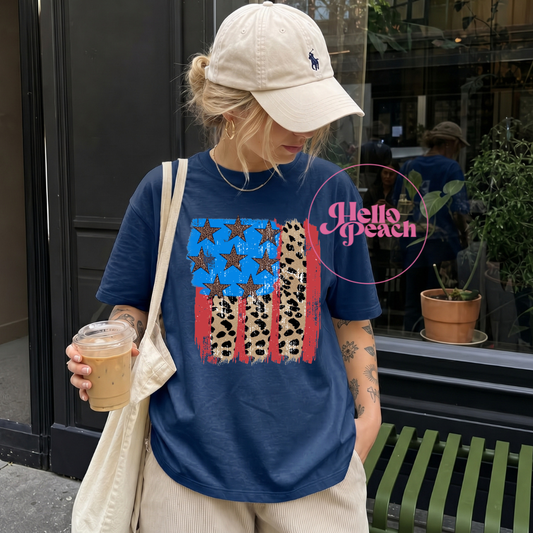Leopard Flag Tee