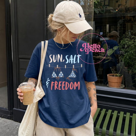 Sun Salt & Freedome Tee