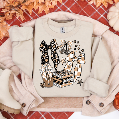 Coffee Books Collage Sweatshirt