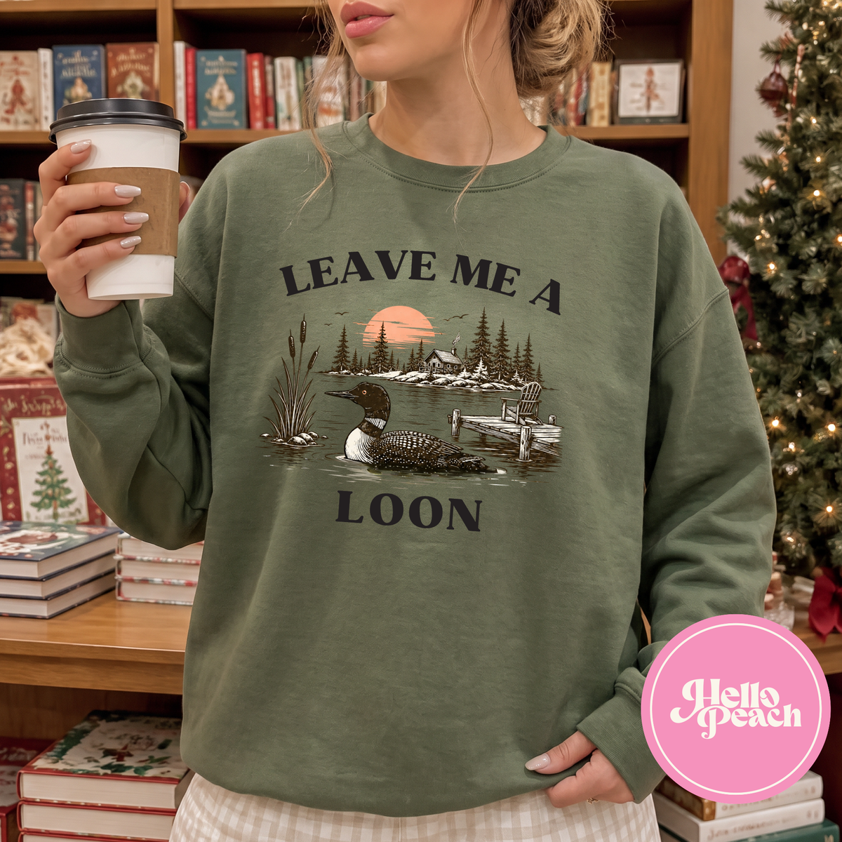 Leave Me A Loon Crewneck