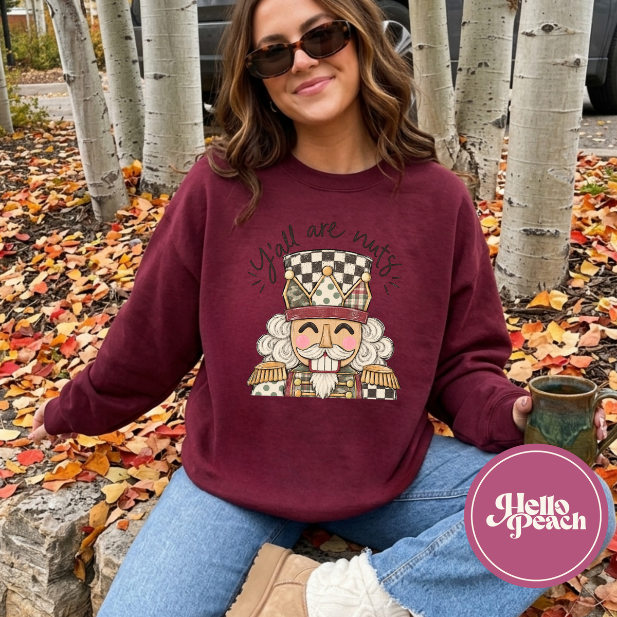 Y'all Are Nuts Crewneck