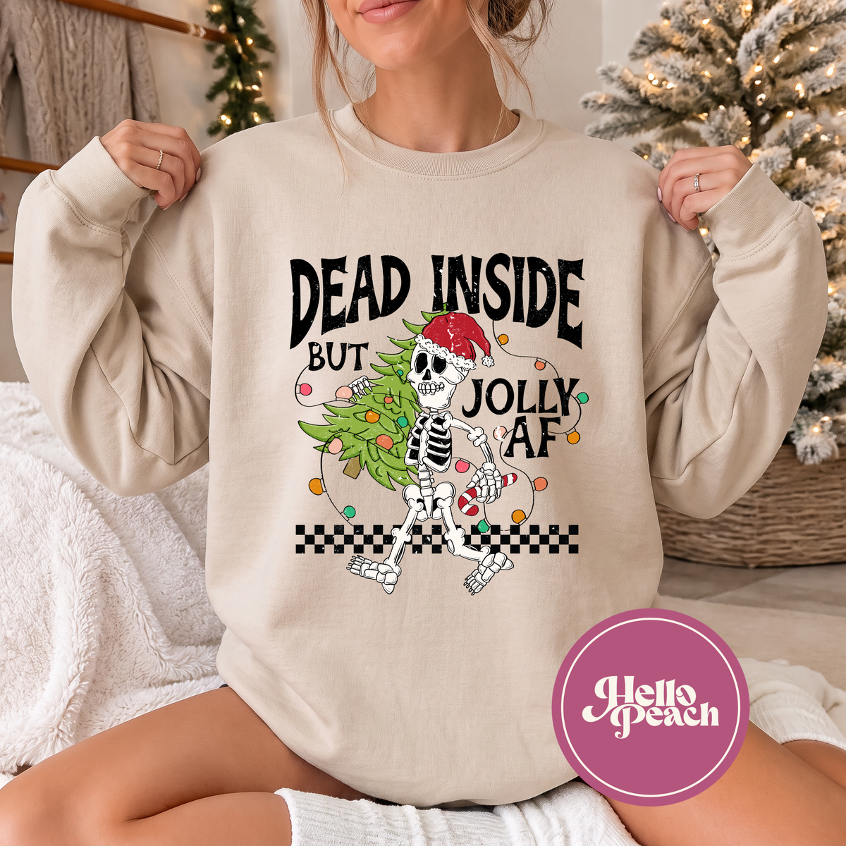 Dead Inside But Jolly AF Crewneck