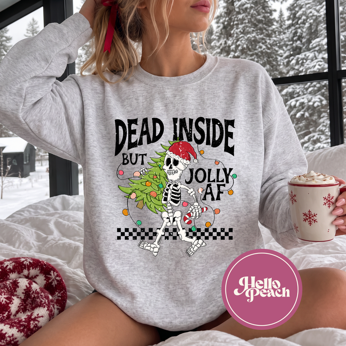Dead Inside But Jolly AF Crewneck
