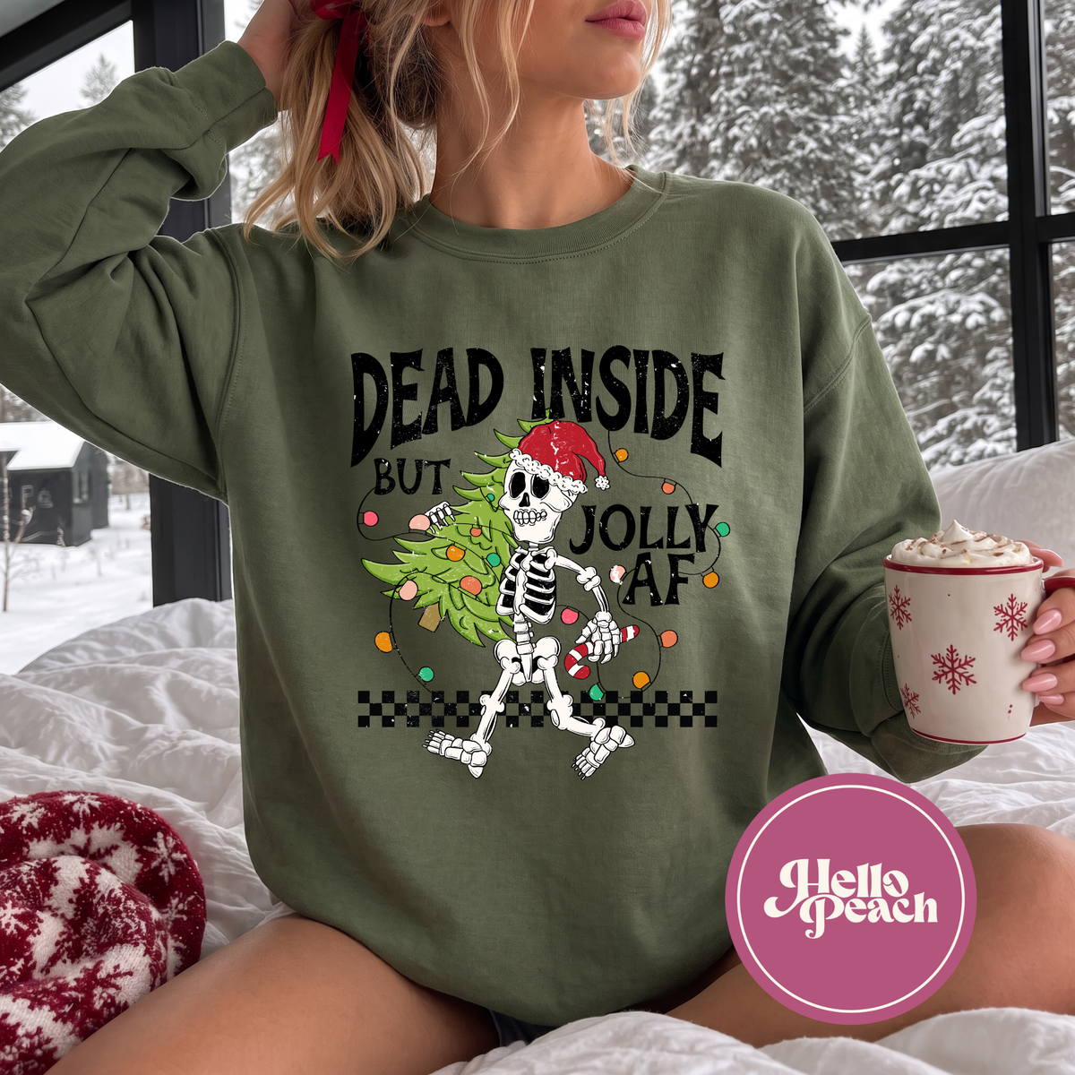 Dead Inside But Jolly AF Crewneck