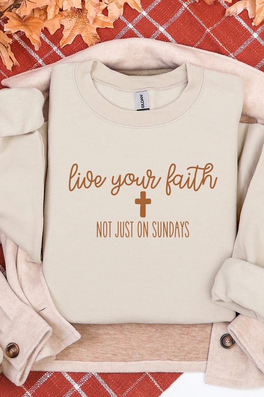 Live Your Faith Sweatshirt