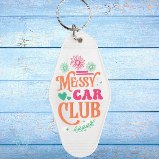 Messy Car Club Keychain