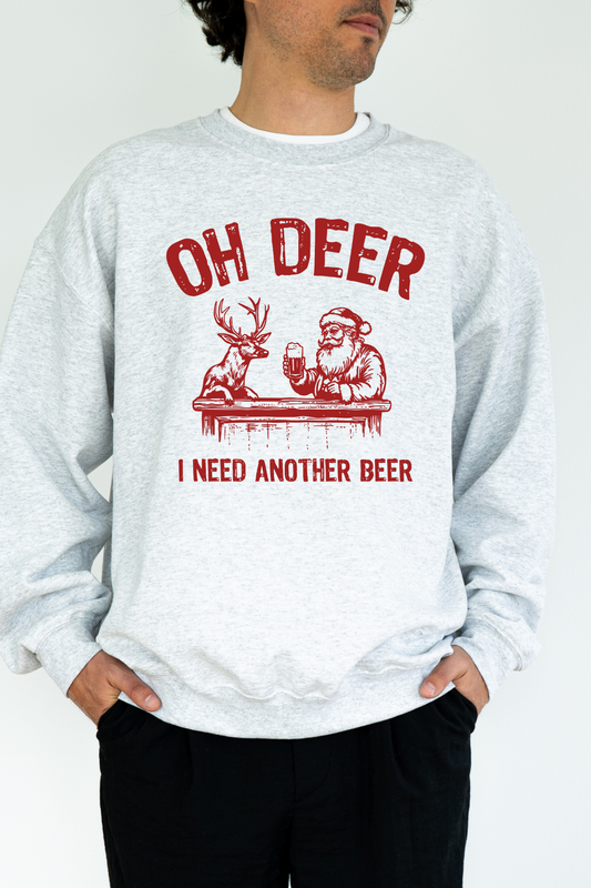 Oh Deer Another Beer Sweatshirt