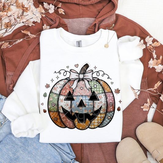 Pumpkin Patchwork Sweatshirt