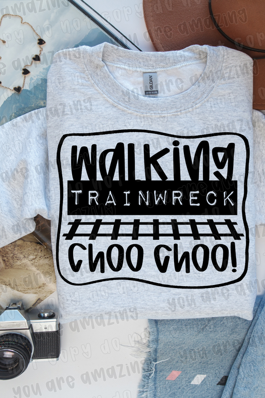 Walking Train Wreck Sweatshirt